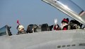 Дядо Коледа пристига в авиобаза „Граф Игнатиево” с МиГ-29