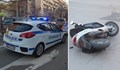 Пиян мотопедист се преби на улица "Борисова"