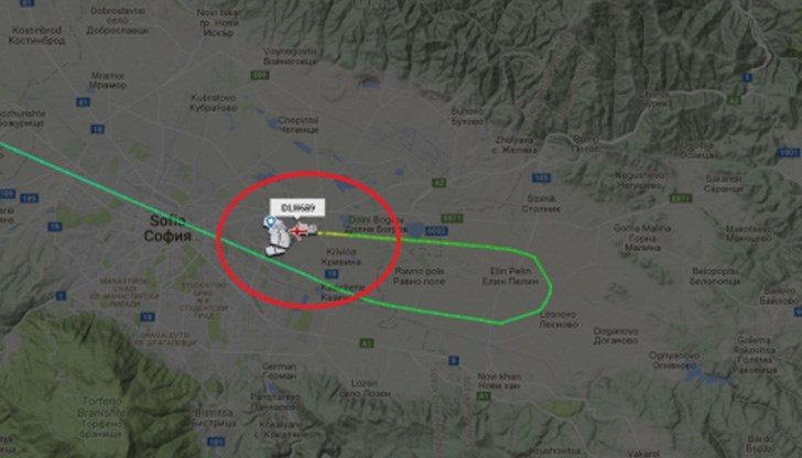 Самолетът е излетял от Мюнхен и трябвало е да кацне в Тел Авив в 20:10 часа