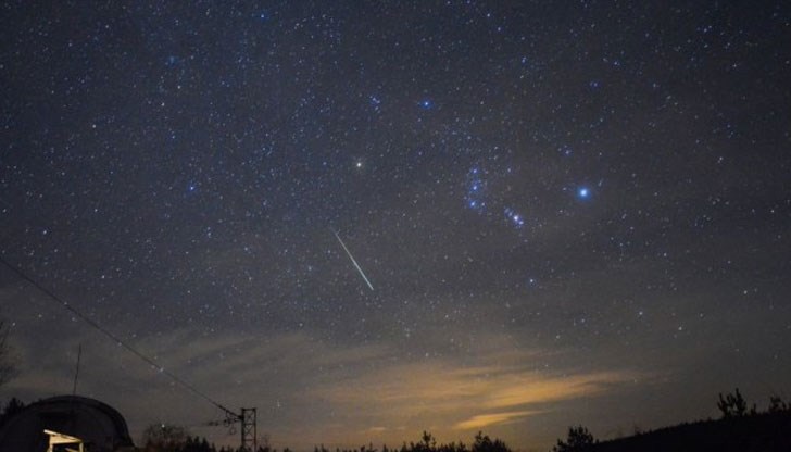 Метеорният поток „Геминиди” навлиза в своя пик