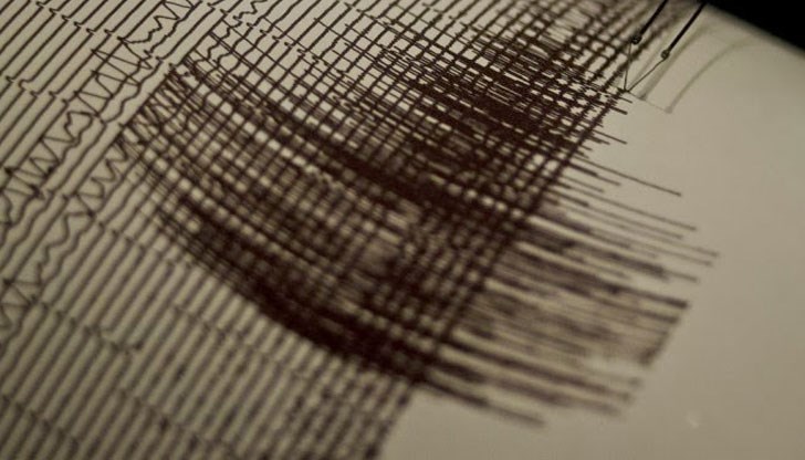 Трусът е регистриран в 7:13 часа българско време Трусът е регистриран в 7:13 часа българско време