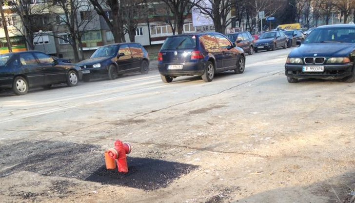 Съоръжение, монтирано насред платното, учуди русенци