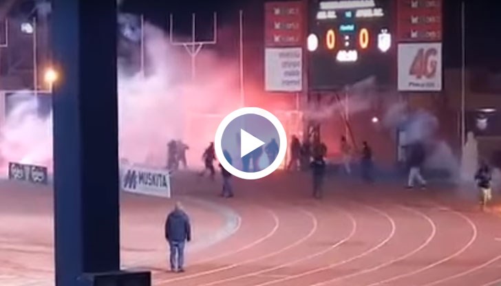 Инцидентът стана по време на двубоя между „АЕЛ Лимасол” и „АПОЕЛ”