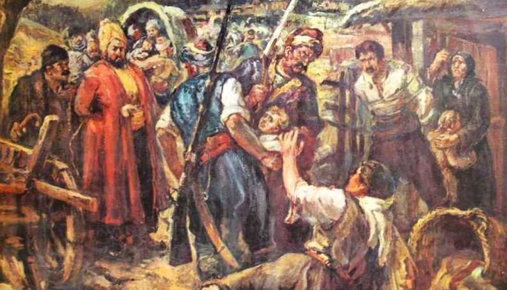 "Девширме" е периодично събиране на християнски момчета за еничари в Османската империя "Девширме" е периодично събиране на християнски момчета за еничари в Османската империя