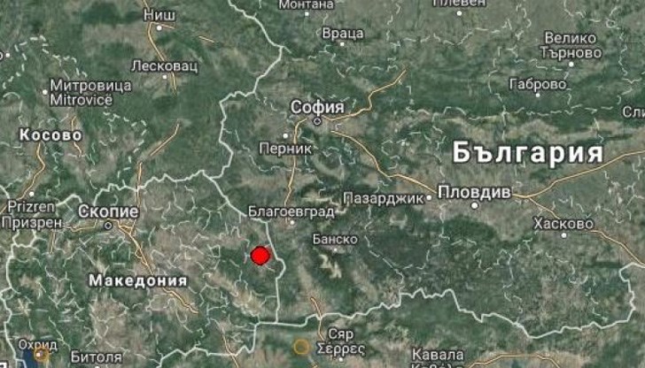 Трусът е  регистриран в 6:24 часа