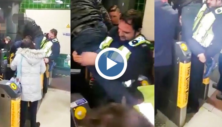 Тарикатът се опитал да прескочи автоматичните врати, за да избегне плащането на билет