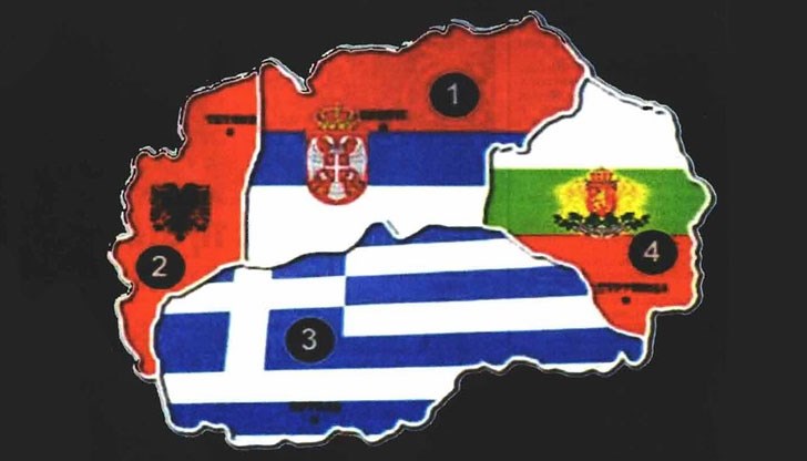Скопските медии смятат, че публикуването на подобна карта е сериозна провокация към мира на полуострова