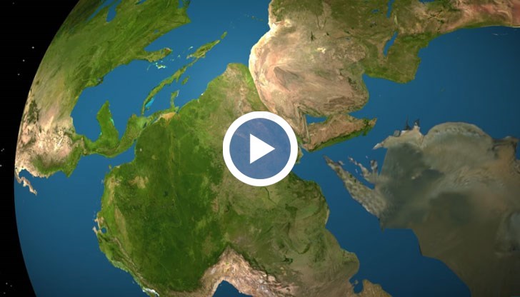 С течение на времето повърхността на Земята се изменя, като се наблюдава сливане или отделяне на сушата