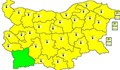 Жълт код в 27 области
