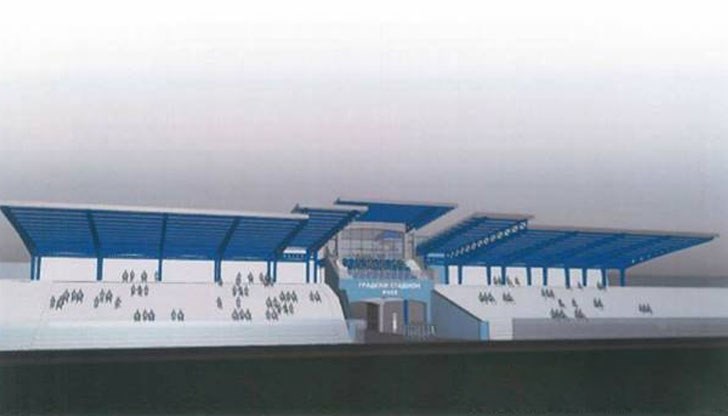 Визуализация на проекта за нови козирки и ВИП сектор