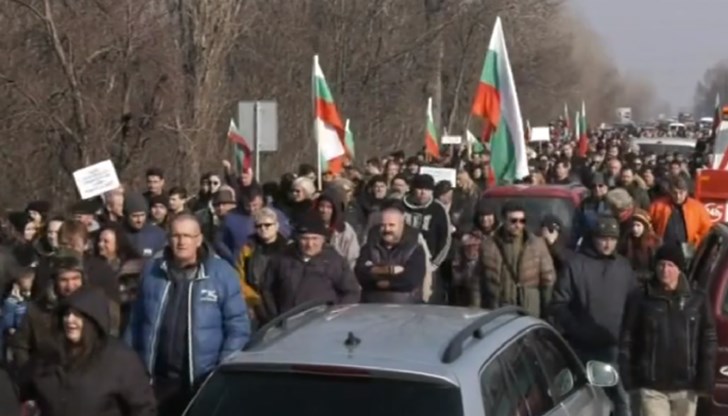 Протест във Видин за магистрала към Дунав мост 2
