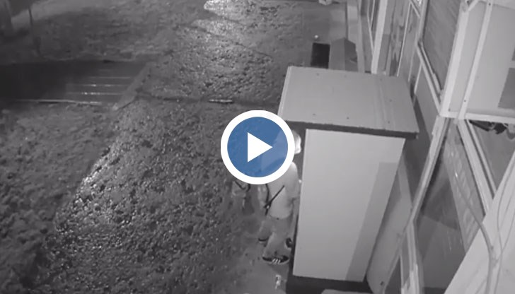 Охранителна камера е заснела крадеца