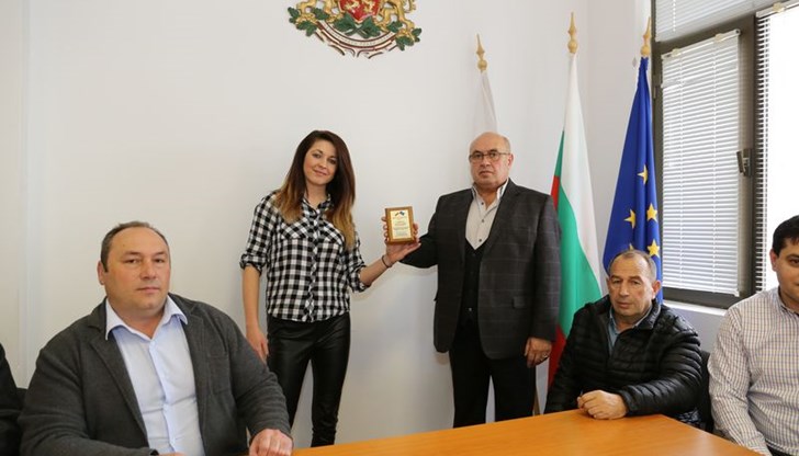 Днес кметът на Община Сливо получи наградата „Кмет на годината за 2017 г.“