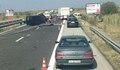 Движението по АМ "Тракия" в посока Бургас е само в аварийната лента