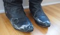 Почистете солта от обувките си с две натурални съставки