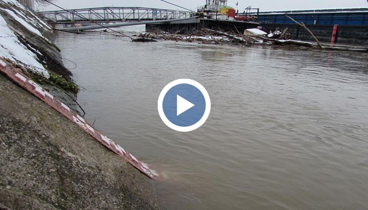 При Русе водният стълб тази сутрин беше 707 см, с 15 повече от вчера