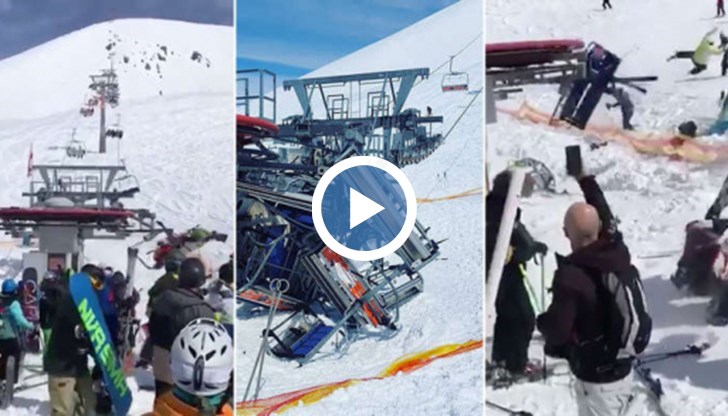 Кабинките полетяха с огромна скорост и започнаха да се удрят една в друга