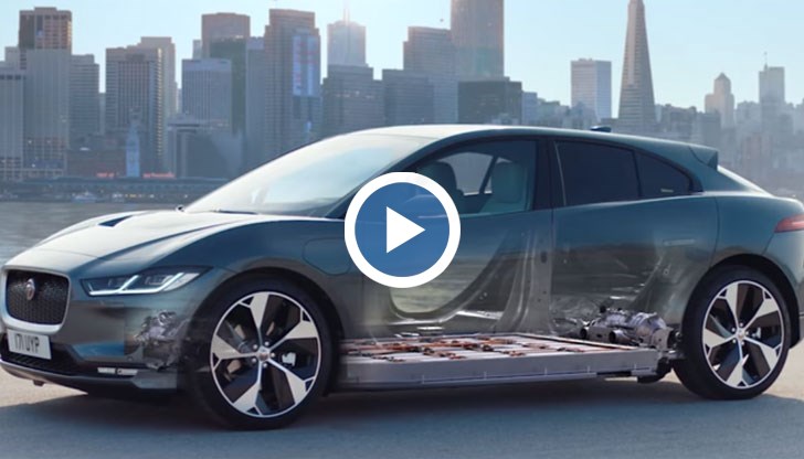 I-Pace достига скорост от 100 км/ч за 4,5 секунди и може да измине 480 километра с един заряд