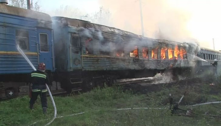 Във влака са пътували 80 души / Снимката е илюстративна