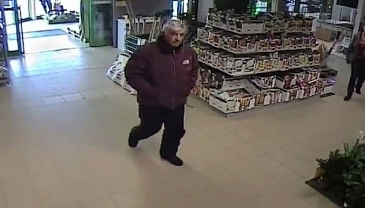 Мъжът е бил разпознат по записи на камерите в магазина