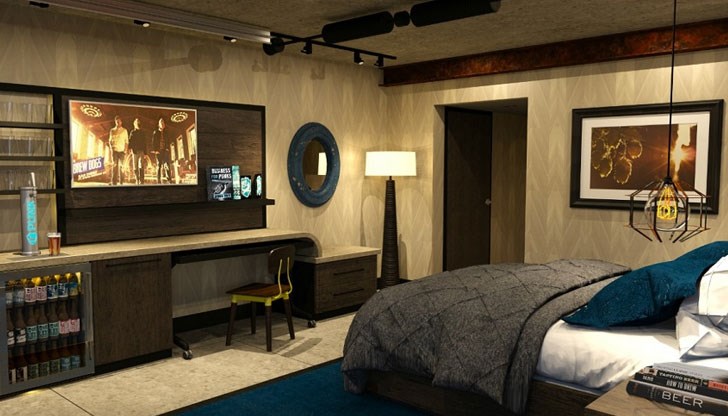 Всяка стая в хотела ще разполага с кранове, от които ще тече бира Всяка стая в хотела ще разполага с кранове, от които ще тече бира