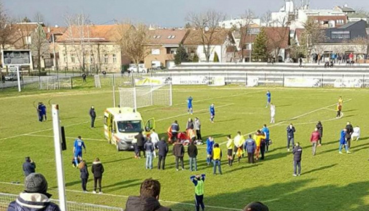 Бруно Бобан издъхва по време на двубоя между Марсония и Славония