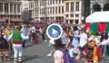 1000 души играха хоро в центъра на Брюксел