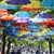 Пъстроцветни чадъри украсиха центъра на Благоевград