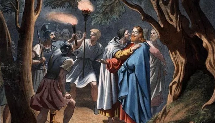 Юда отива при юдейските първенци и уговоря предателството на Христос срещу тридесет сребърника