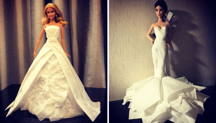 Най-големият колекционер на кукли им прави съвършени тоалети