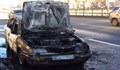"Ситроен" пламна в центъра на Русе