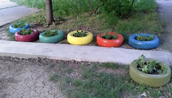 Красивата гледка вече събира погледите на минувачите