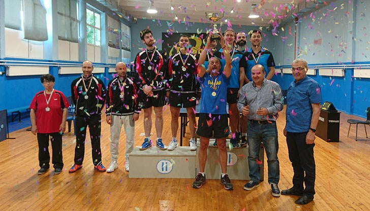 Историческа втора поредна титла спечелиха мъжете на СКТМ “Дунав” Русе в Държавния отборен шампионат!