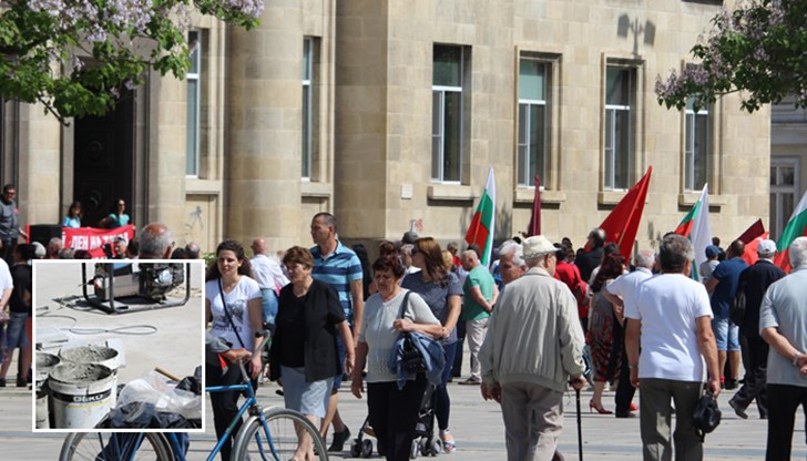 В деня на трудещите се градоначалникът не се появи
