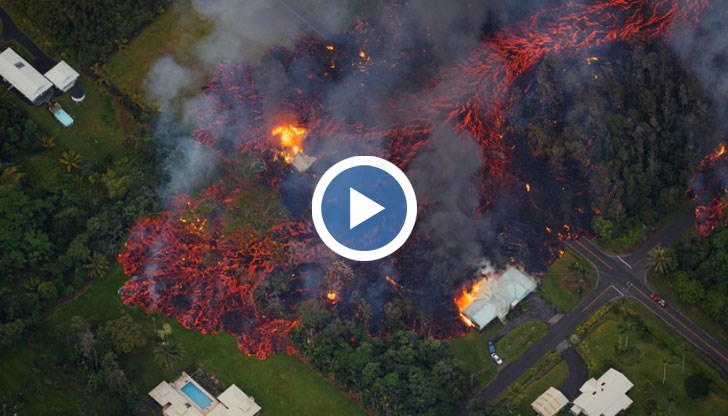 Освен разтопена скала, вулкана изхвърля и отровни газове - евакуирани са 1700 души