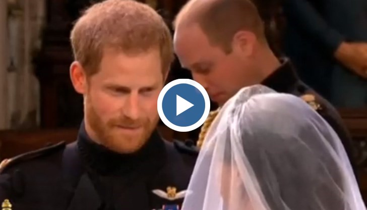 Сватбената церемония се провежда и в момента в църквата "Сейнт Джордж" в Уиндзор