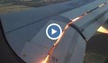 Самолетът на Саудитска Арабия пламна в небето