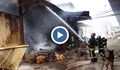 Пожар в мебелен цех в Благоевград