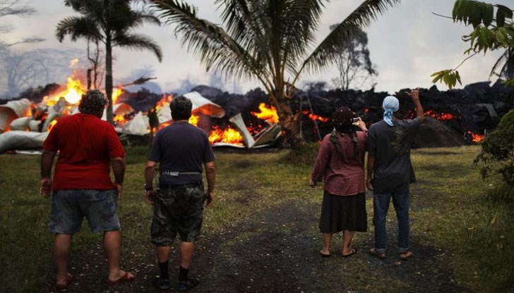 Ново изригване на вулкана Килауеа на Хаваите снощи бе съпроводено със силен земен трус