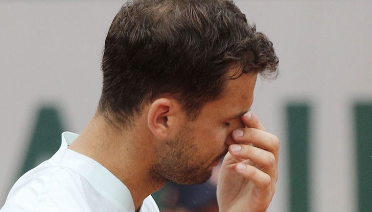 Българският тенисист се разочарова много след загубата в Париж