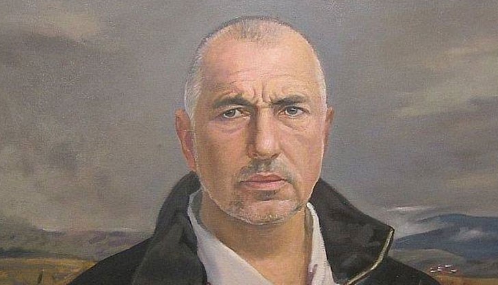 Маслен портрет на премиера Бойко Борисов, дело на софийския художник Антон Димитров