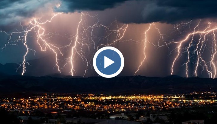 В 19 области е обявен оранжев код за опасни валежи с гръмотевици