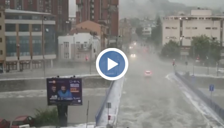 Жестока буря удари сръбския град Ужице