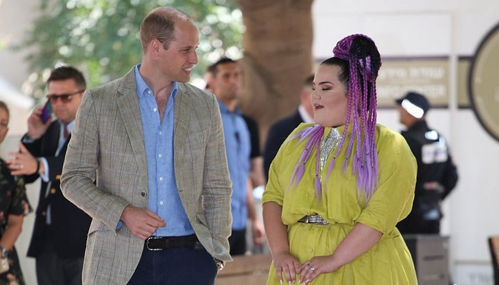 Това стана в рамките на визитата му в Израел и Палестина