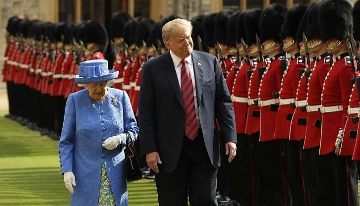 Първото посещението на Тръмп във Великобритания като президент не беше същинска държавна визита, каквато той обещаваше първоначално