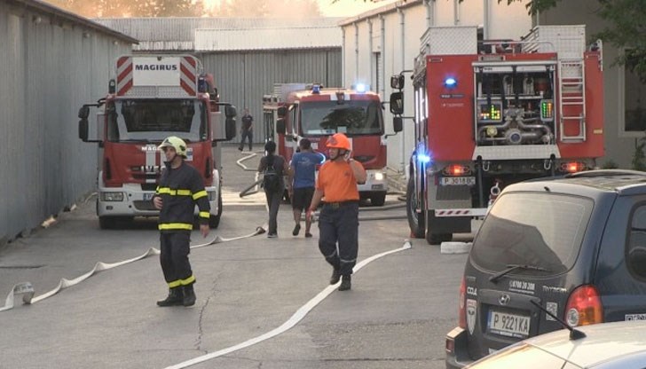 Горенето е ликвидирано на площ около 300 m2 Горенето е ликвидирано на площ около 300 m2