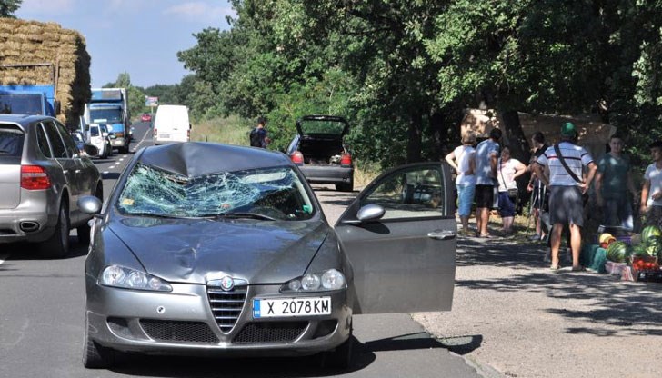 Инцидентът е станал в понеделник привечер на оживения път от Хасково за Кърджали
