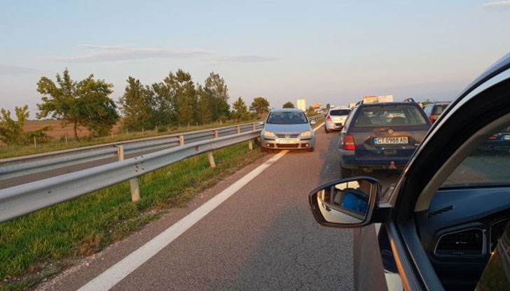 15-километрово задръстване на аутобана