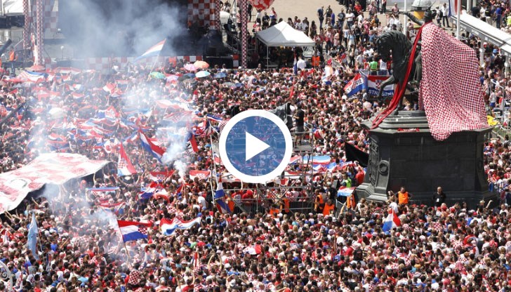 Хиляди хора по улиците на Загреб втори ден празнуват сребърните медали