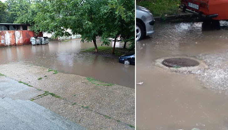 Водата по стара русенска традиция заобикаля шахтите